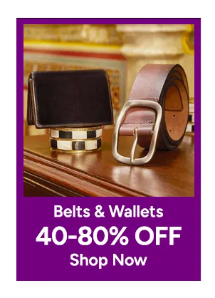 Belts & Wallets