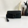 Authentic Tabby Crossbody Wristlet Bag in Signature Canvas with Gold-Tone Hardware and Chain Strap