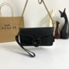 Authentic Tabby Crossbody Wristlet Bag in Signature Canvas with Gold-Tone Hardware and Chain Strap