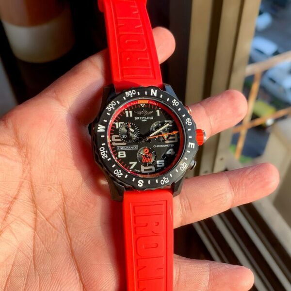 Mens watches in sports Red